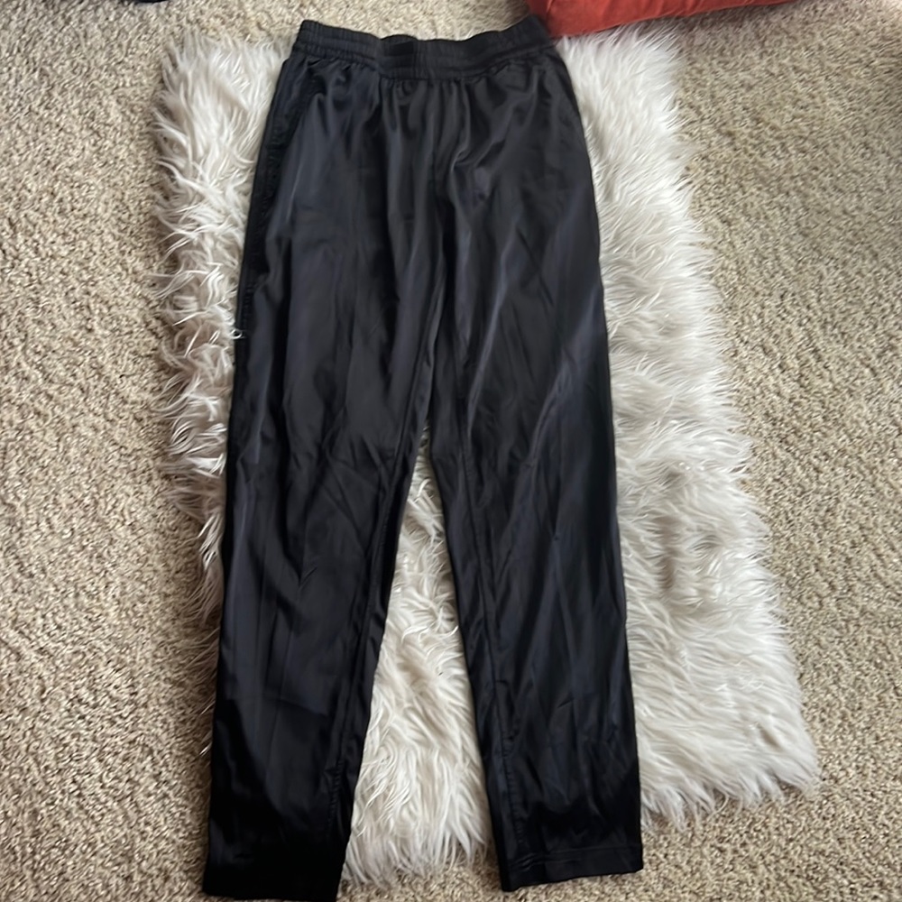 Peach Activewear Satin Effect Track Pant sz small